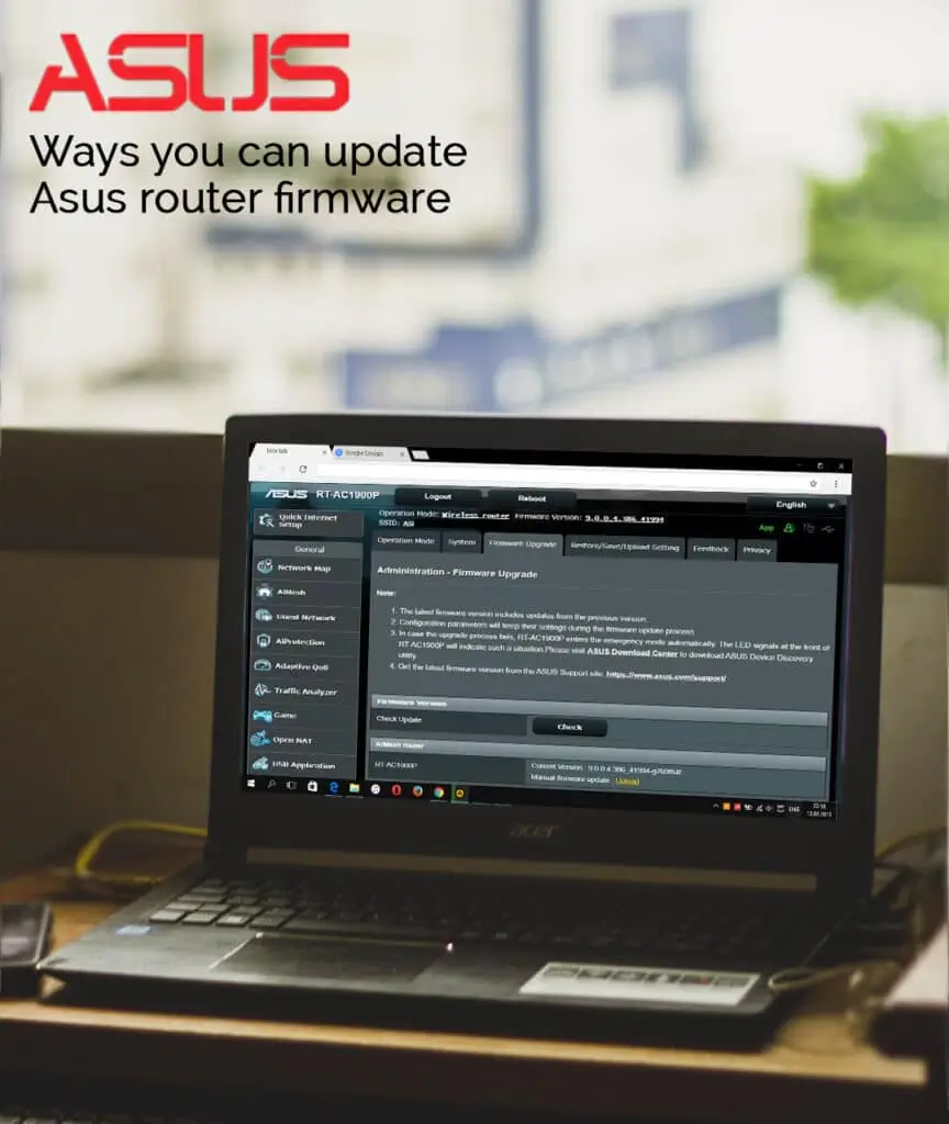 Ways you can update asus router firmware